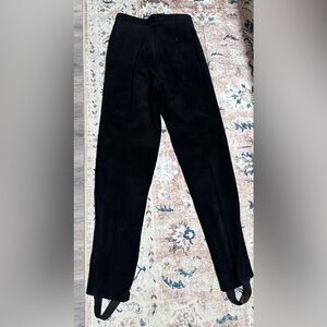 Wilson’s Black Suede Leather Pants